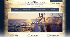 Desktop Screenshot of danielislandmarina.com